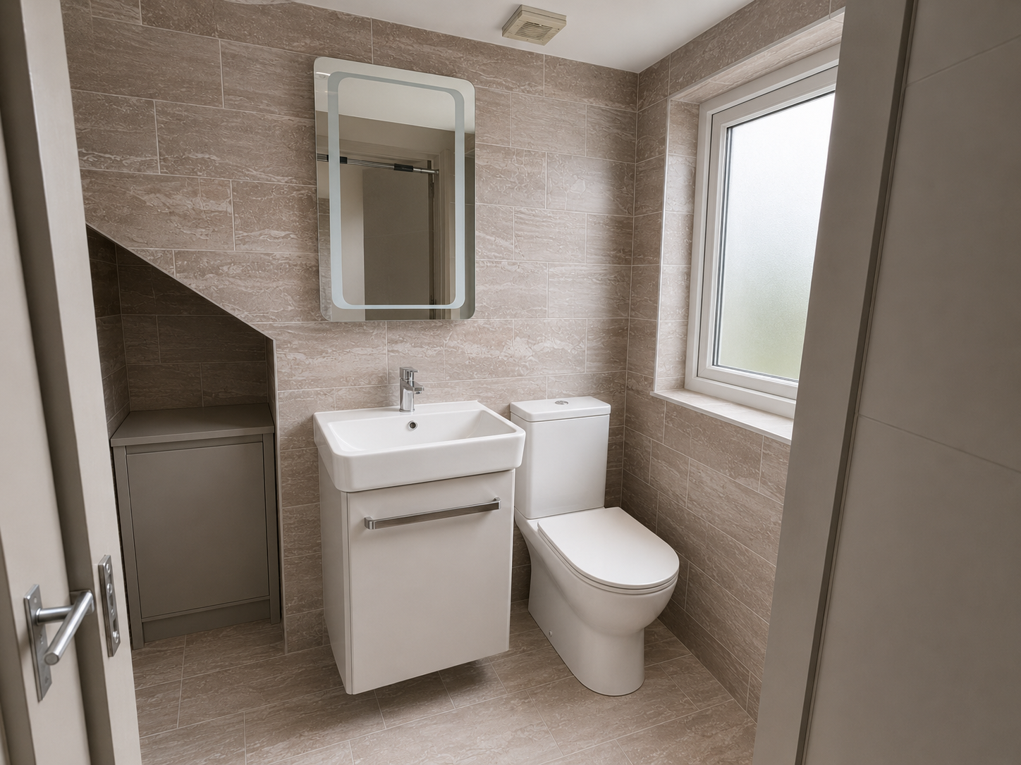 bathroom after