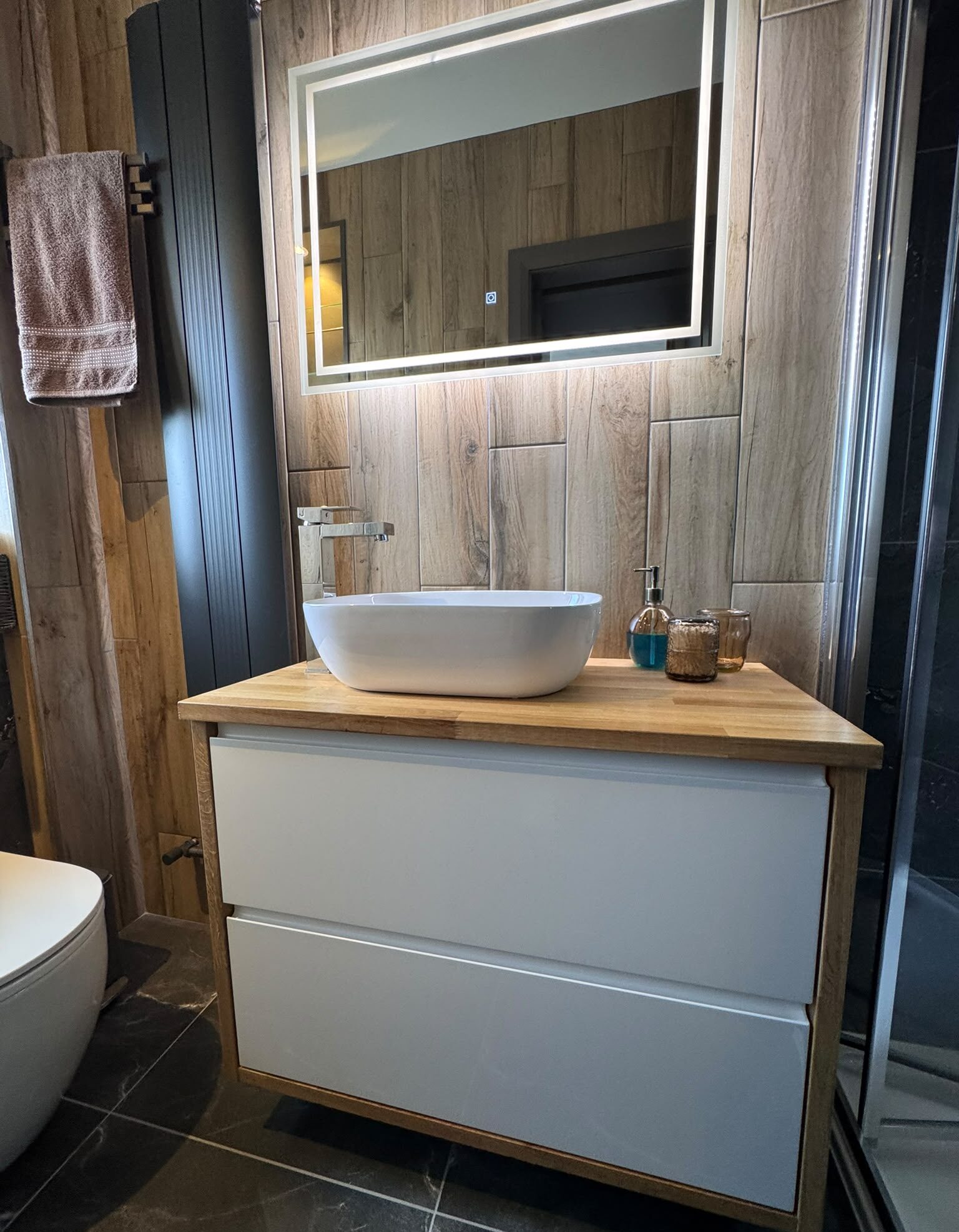 Tutum homes toilet remodelling with standing shower