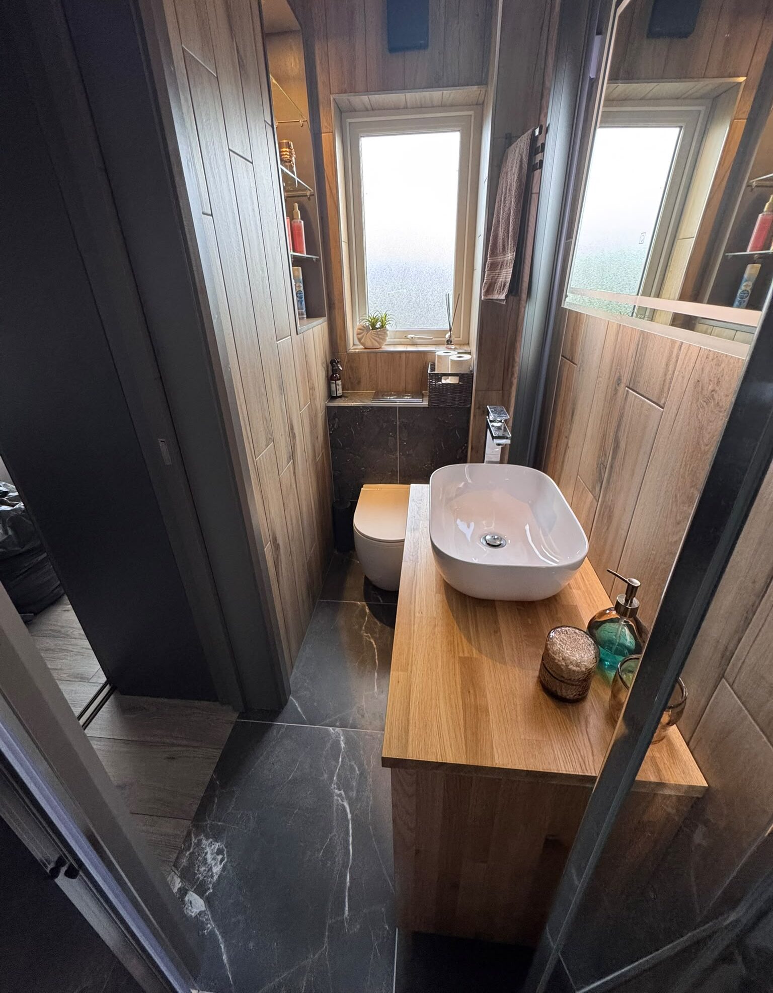 Tutum homes toilet remodelling with standing shower